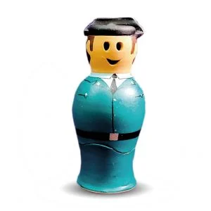 incensario con forma de guardia civil